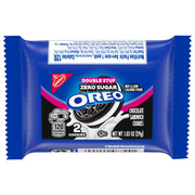 Zero Sugar Double Stuf Chocolate Sandwich Cookies, Snack Packs, 2 Pack P0