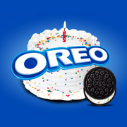 Birthday Cake Creme Chocolate Sandwich Cookies, Family Size B0
