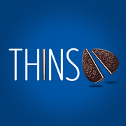Thins Tiramisu Creme Chocolate Sandwich Cookies, Family Size, 2 Pack B8