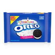 Birthday Cake Creme Chocolate Sandwich Cookies, Family Size, 2 Pack Z9