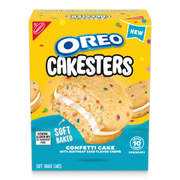 Cakesters Confetti Cake Soft Snack Cakes, Snack Packs, 2 Pack D8