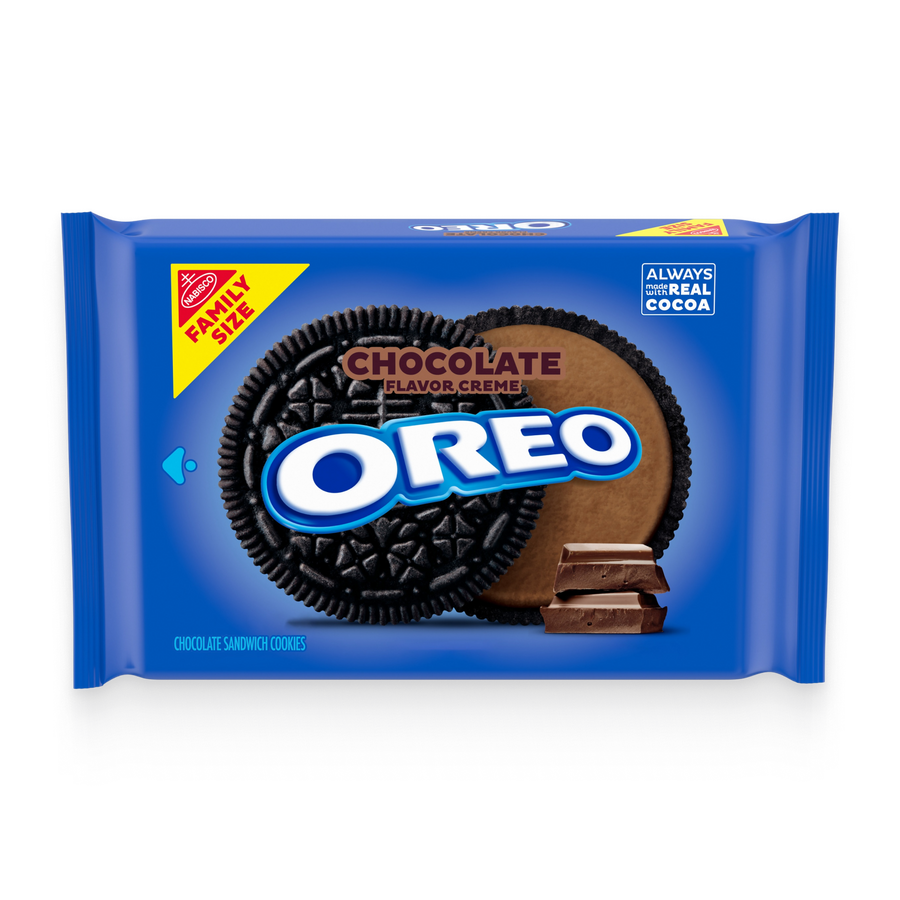 Chocolate Creme Chocolate Sandwich Cookies, Family Size T3