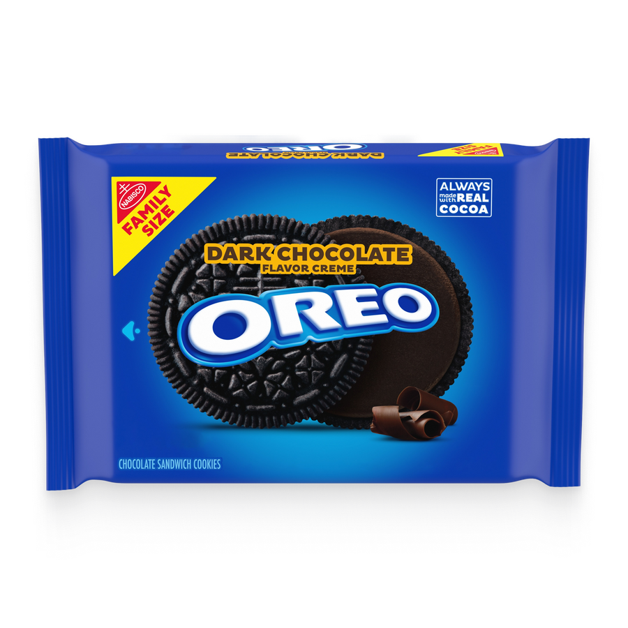 Dark Chocolate Creme Chocolate Sandwich Cookies, Family Size X0