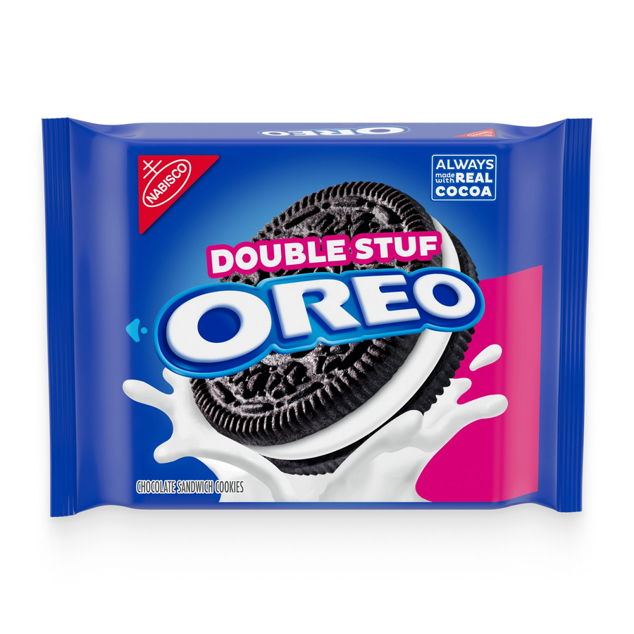 Double Stuf Chocolate Sandwich Cookies, Family Size J5