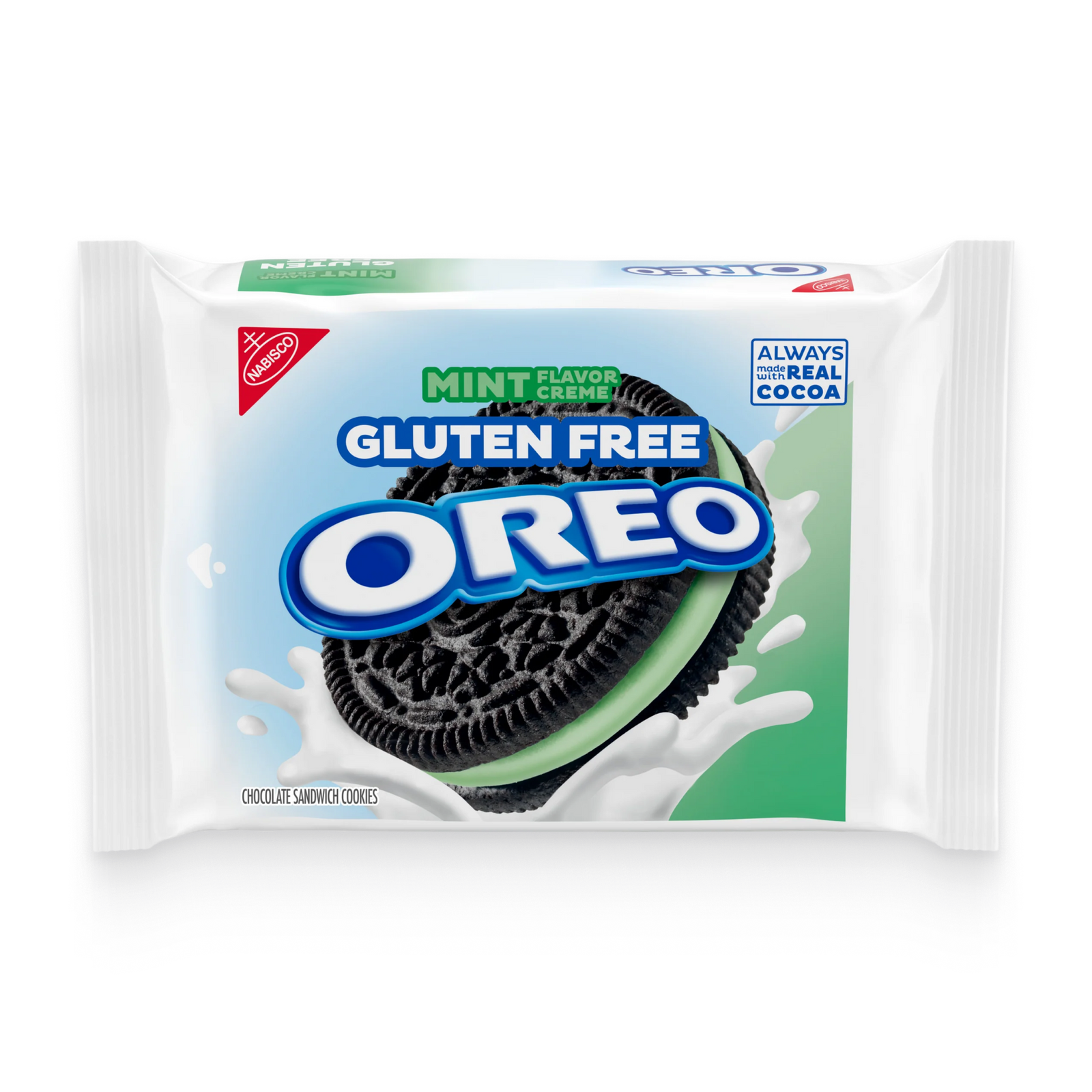 Gluten Free Mint Creme Chocolate Sandwich Cookies K6