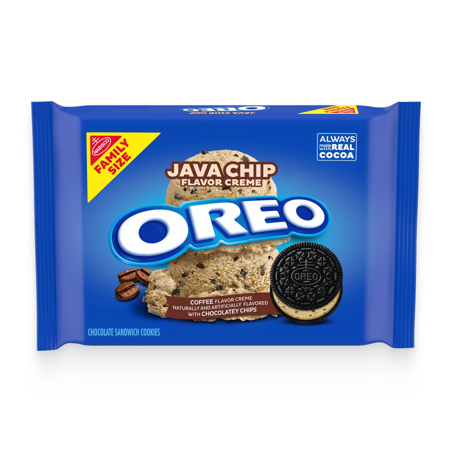 Java Chip Creme Chocolate Sandwich Cookies, Family Size B0