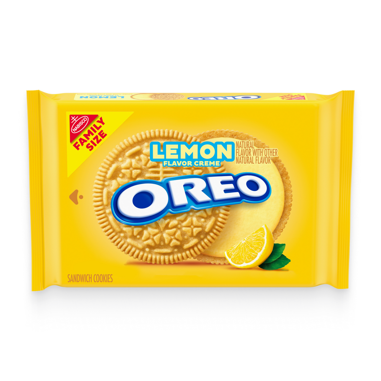 Lemon Creme Sandwich Cookies, Family Size E2
