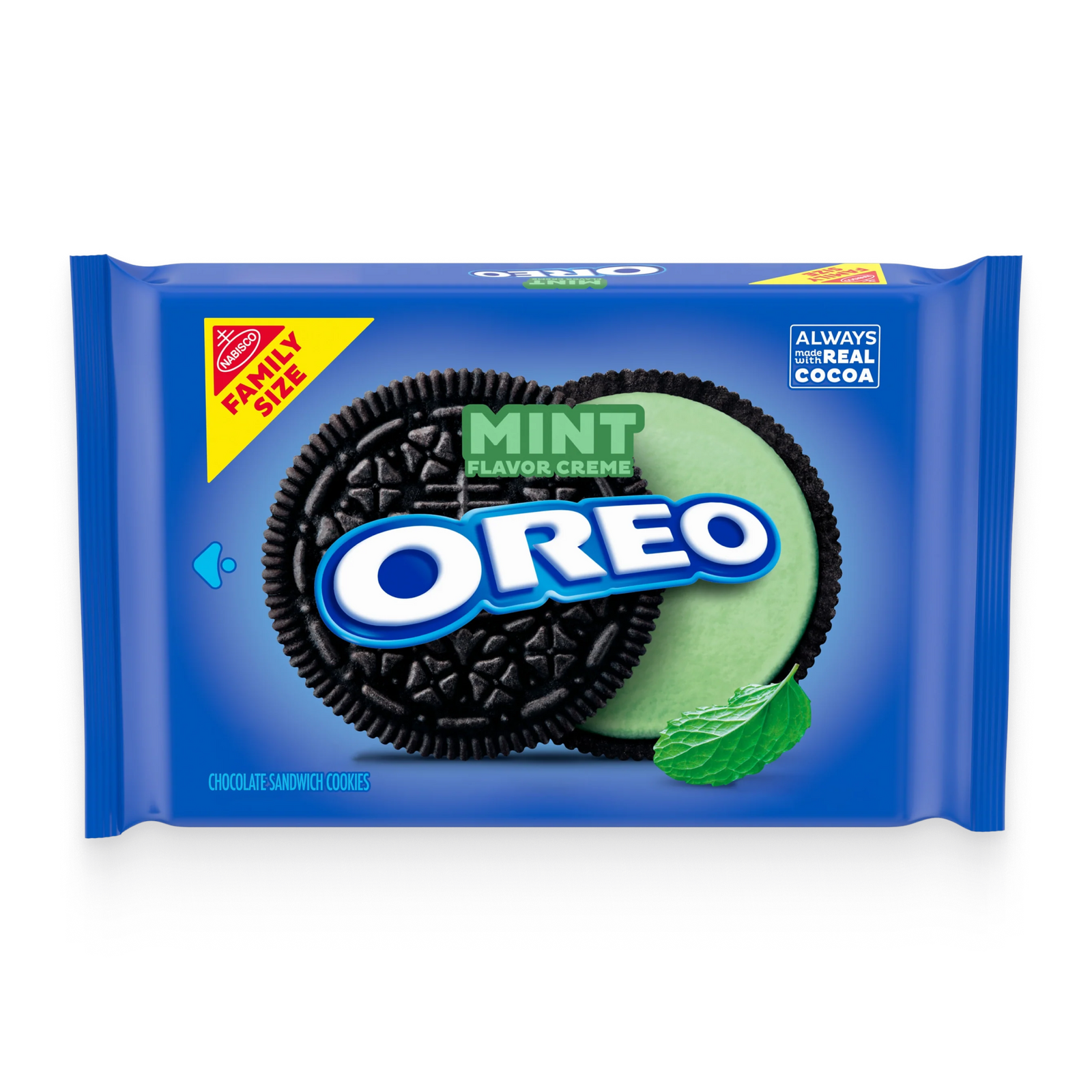 Mint Creme Chocolate Sandwich Cookies, Family Size A5