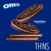 Thins Tiramisu Creme Chocolate Sandwich Cookies, Family Size, 2 Pack B8