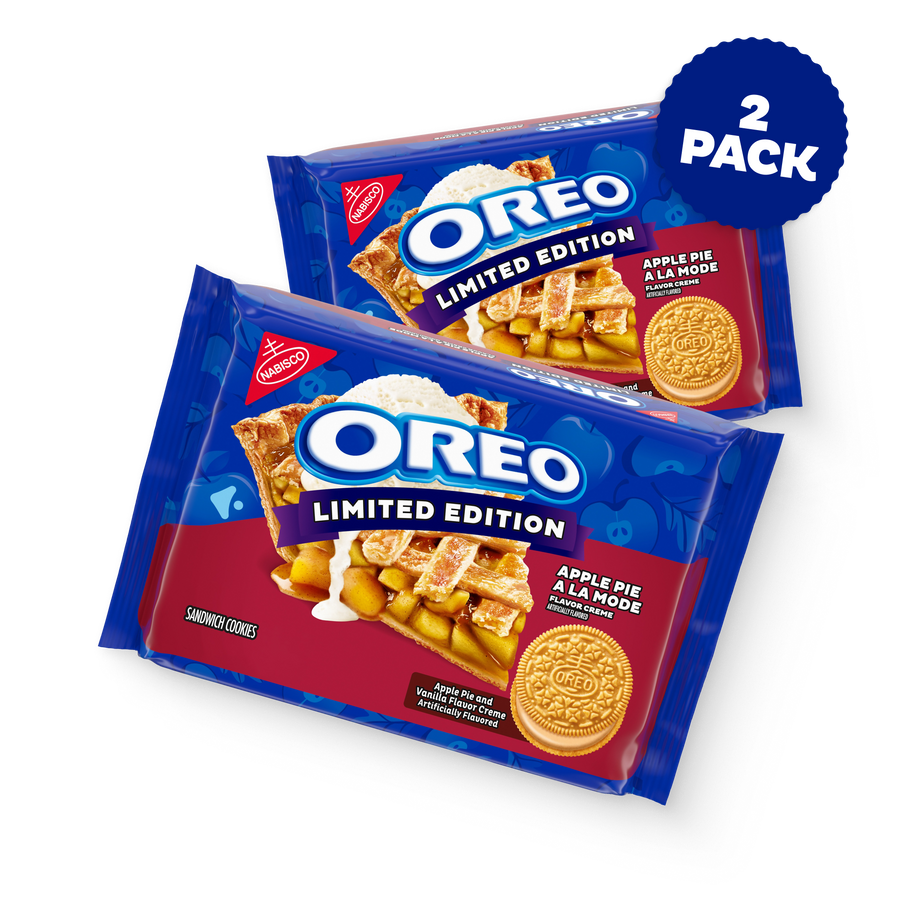 Apple Pie a la Mode Sandwich Cookies, Limited Edition, 2 Pack F8