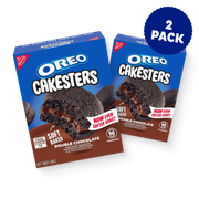 Cakesters Double Chocolate Soft Snack Cakes, Snack Packs, 2 Pack Y5