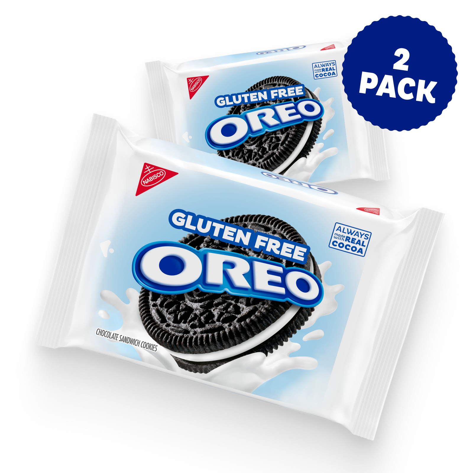 Gluten Free Chocolate Sandwich Cookies, 2 Pack O0
