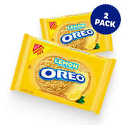 Lemon Creme Sandwich Cookies, Family Size, 2 Pack A0