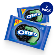 Mint Creme Chocolate Sandwich Cookies, Family Size, 2 Pack Q8
