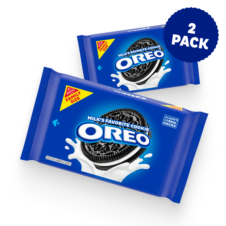 Chocolate Sandwich Cookies, Family Size, 2 Pack I9