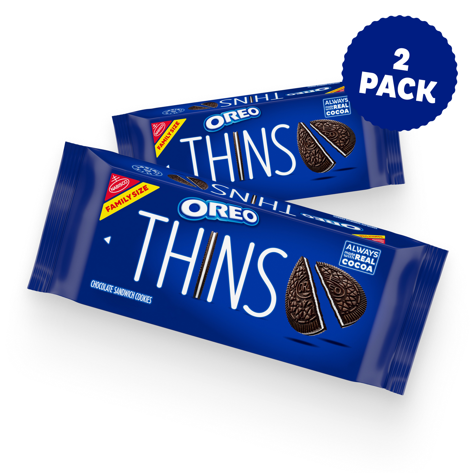 Thins Chocolate Sandwich Cookies, Family Size, 2 Pack U1