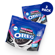 Zero Sugar Double Stuf Chocolate Sandwich Cookies, Snack Packs, 2 Pack P0