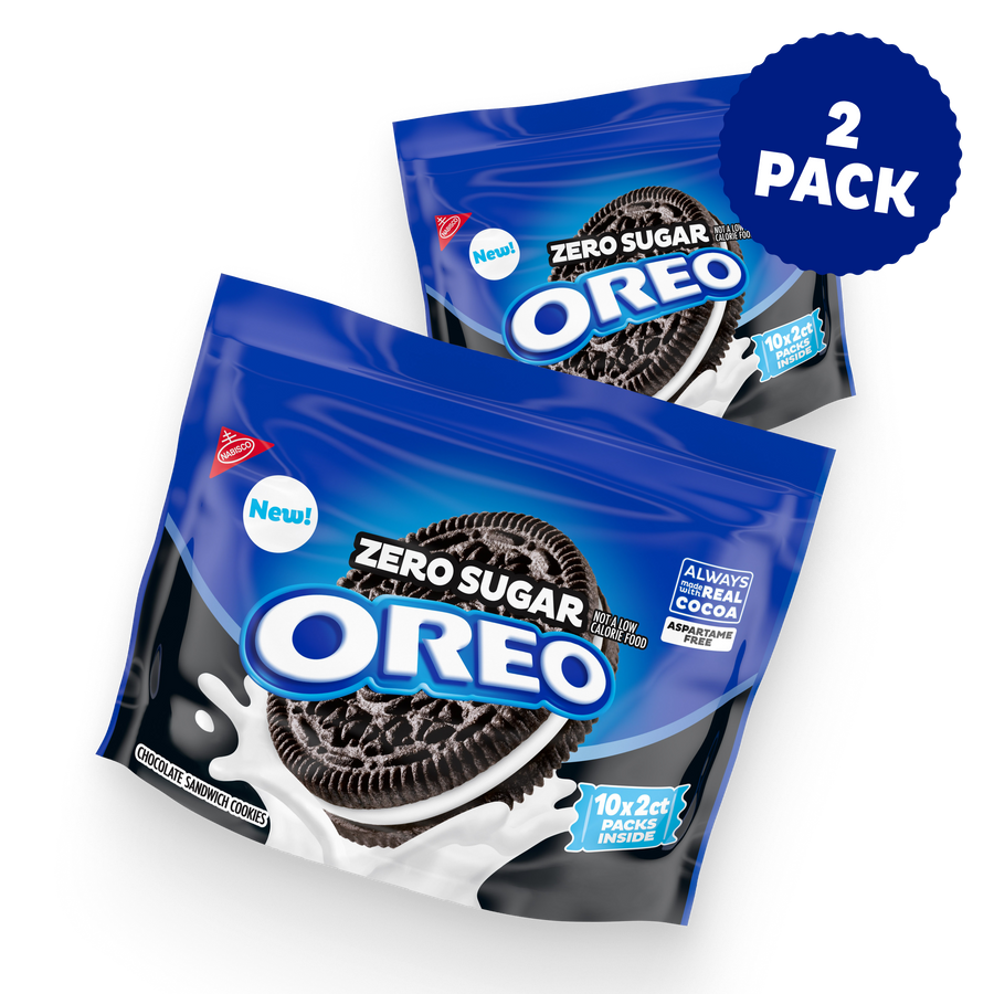 Zero Sugar Chocolate Sandwich Cookies, Snack Packs, 2 Pack C8