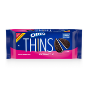Thins Extra Stuf Chocolate Sandwich Cookies, Family Size K7
