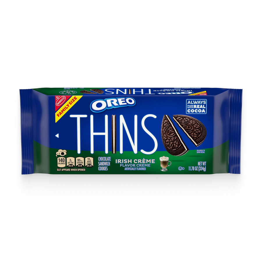 Thins Irish Crème Chocolate Sandwich Cookies, Family Size F6