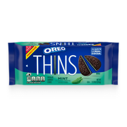 Thins Mint Creme Chocolate Sandwich Cookies, Family Size P8