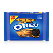 Toffee Crunch Creme With Sugar Crystals Chocolate Sandwich Cookies, Family Size, 2 Pack D6